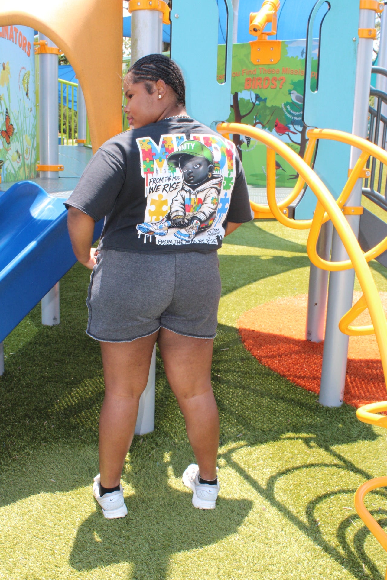 AUTISM AWARENESS CROP TOP