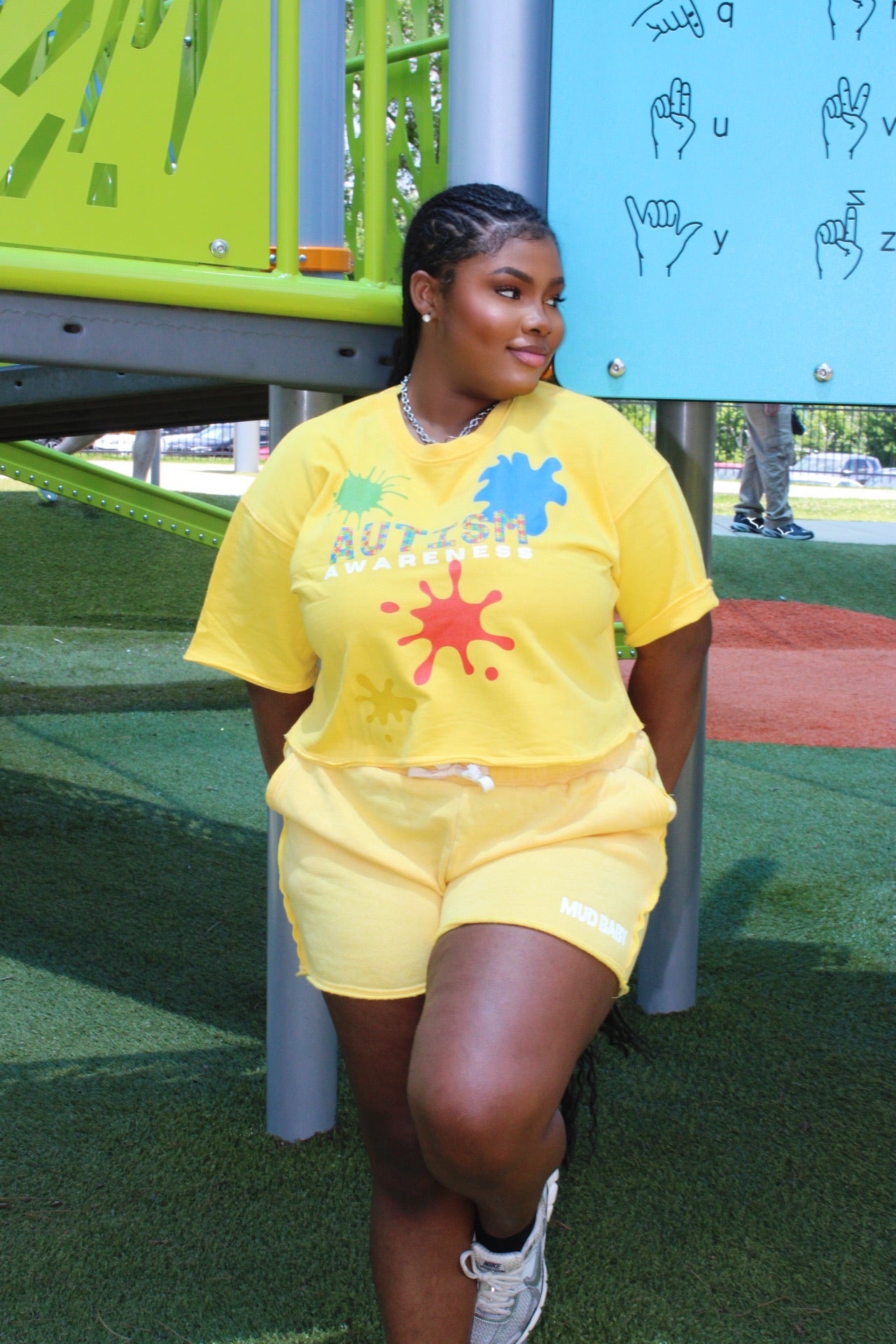 AUTISM AWARENESS CROP TOP