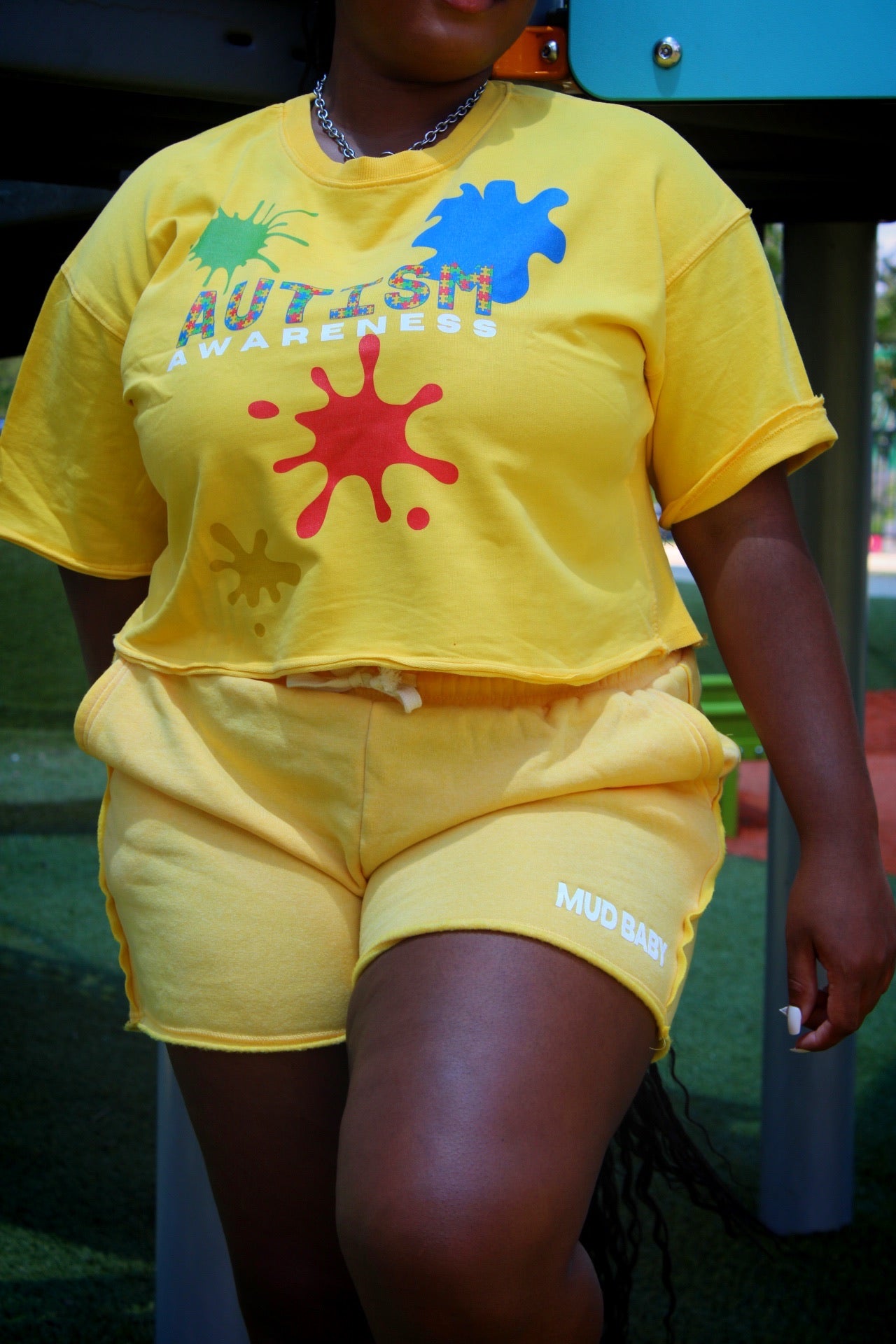 AUTISM AWARENESS CROP TOP